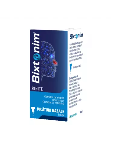 Bixtonim solutie nazala, 10 ml, Biofarm - NAS-INFUNDAT - BIOFARM