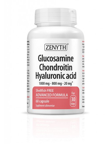 Glucosamine Chodroitin Hyaluronic Acid, 60 capsule, Zenith - UZ-GENERAL - ZENYTH PHARMACEUTICALS SRL