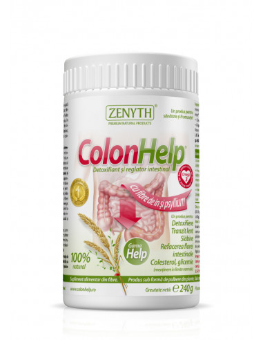 Colon Help detoxifiant si reglator intestinal, 240g, Zenyth - CONSTIPATIE - ZENYTH PHARMACEUTICALS SRL