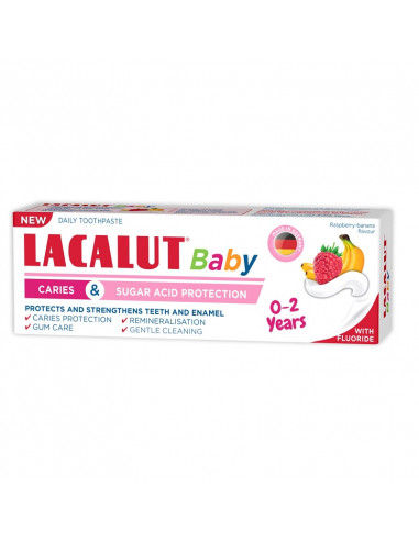 Pasta Dinti Baby, 0-2 ani, 55 ml, Lacalut - PARODONTOZA - LACALUT