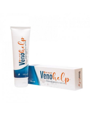 VenoHelp crema pentru varice, 100 ml, Priotech - AFECTIUNI-CARDIOVASCULARE - PRIOTECH