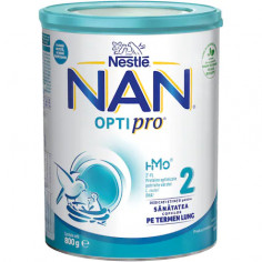 Lapte praf NAN 2 Optipro 800g, de la 6 luni, Nestle