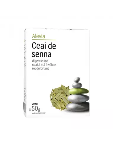 Ceai Senna, 50 g, Alevia - UZ-GENERAL - ALEVIA