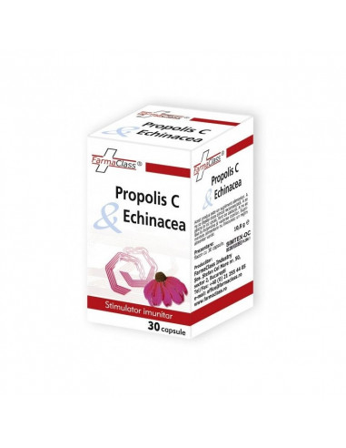 Propolis C cu Echinacea, 30 capsule, FarmaClass -  - FARMACLASS