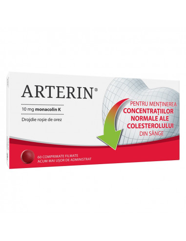 Arterin, 60 comprimate - COLESTEROL - GSK SRL OMEGA PHARMA