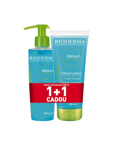 Bioderma Sebium gel spumant 200 ml +Sebium gel spumant tub, 200 ml - ACNEE - BIODERMA