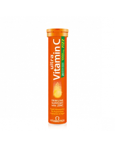 Ultra Vitamina C Fizz 1000 mg, 20 comprimate, Vitabiotics - IMUNITATE - VITABIOTICS LTD.