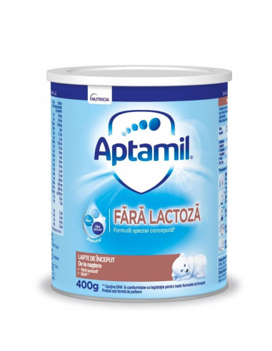 Aptamil fara lactoza, de la nastere, 400g, Nutricia - FORMULE-LAPTE - APTAMIL