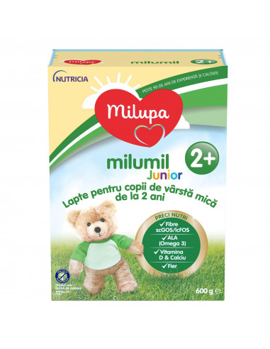 Milumil Junior PreciNutri formula lapte de crestere, +2 ani, 600 g, Milupa - FORMULE-LAPTE - MILUPA
