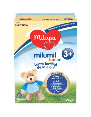 Milumil PreciNutri, formula lapte fortifiat, + 3 ani, 600 g, Milupa - FORMULE-LAPTE - MILUPA