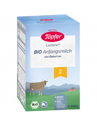 Topfer Bio 1, Formula de Lapte praf, +0 luni, 600 g - FORMULE-LAPTE - TOPFER