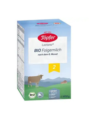 Topfer Bio 2, Formula de Lapte, +6 luni, 600 g -  - TOPFER