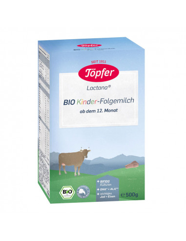 Topfer Kinder Formula Bio de Lapte praf, +12 luni, 500 g - FORMULE-LAPTE - TOPFER