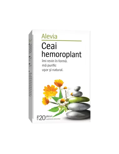 Ceai hemoroplant, 20 plicuri, Alevia - UZ-GENERAL - ALEVIA