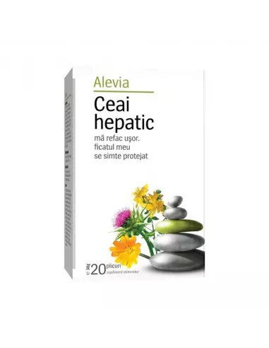 Ceai hepatic, 20 plicuri, Alevia - UZ-GENERAL - ALEVIA
