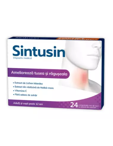 Sintusin, 24 comprimate, Zdrovit - RAGUSEALA - ZDROVIT