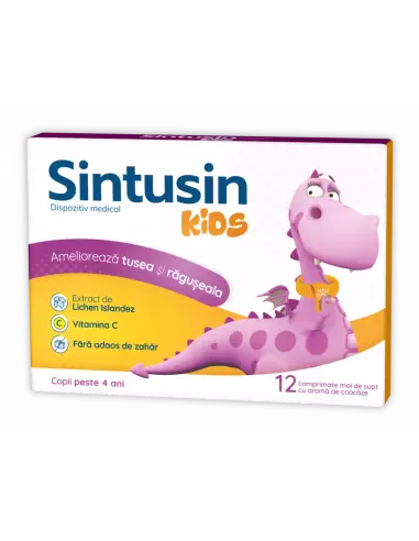 Sintusin Kids, 24 comprimate de supt, Zdrovit -  - ZDROVIT