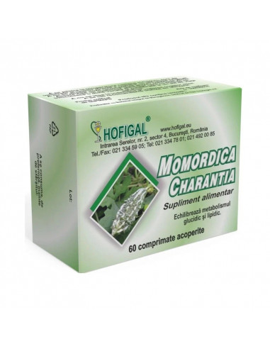 Momordica Charantia, 60 comprimate, Hofigal - DIABET - HOFIGAL
