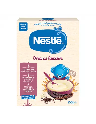 Nestle Orez si roscove, 250 g, de la 6 luni - CEREALE-BISCUITI - NESTLE