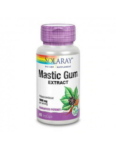 Secom Mastic Gum Extract,45 capsule, Solaray - PROBIOTICE-SI-PREBIOTICE - SECOM