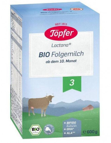 Topfer Bio 3 Formula de lapte praf, +10luni, 600g - FORMULE-LAPTE - TOPFER