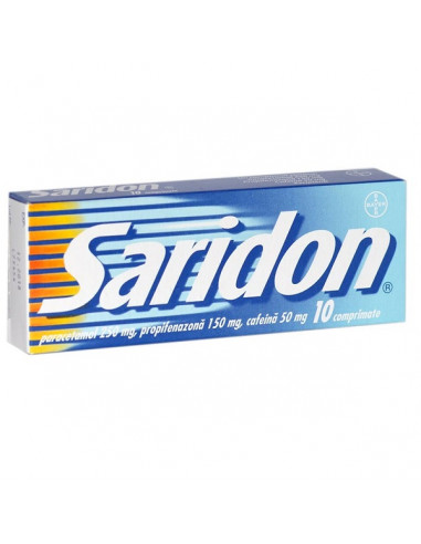 Saridon, 10 comprimate, Bayer - DURERE-SI-FEBRA - BAYER