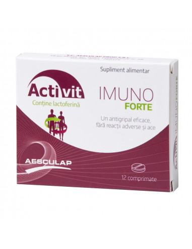 Activit Imuno Forte, 12 comprimate, Aesculap - IMUNITATE - ROMPHARM