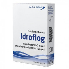Idroflog solutie oftalmica, 15 flacoane, 05 ml, Alfa Intes