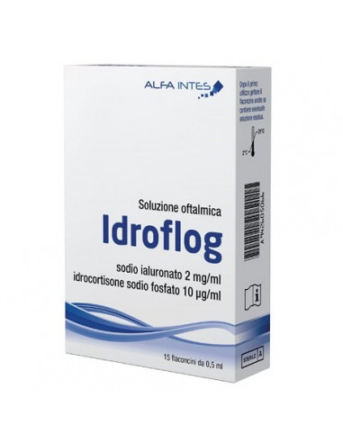 Idroflog solutie oftalmica, 15 flacoane, 05 ml, Alfa Intes - AFECTIUNI-ALE-OCHILOR - ALFA INTES