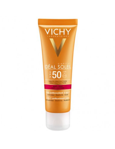 Crema antioxidanta anti-rid Ideal Soleil, 3in1 SPF50, 50 ml,Vichy -  - VICHY