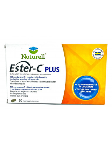 Naturell Ester-C Plus, 50 comprimate - IMUNITATE - NATURELL