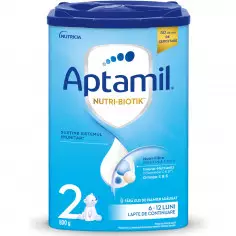 Lapte de continuare 6-12 luni NUTRI-BIOTIK 2, 800g, Aptamil