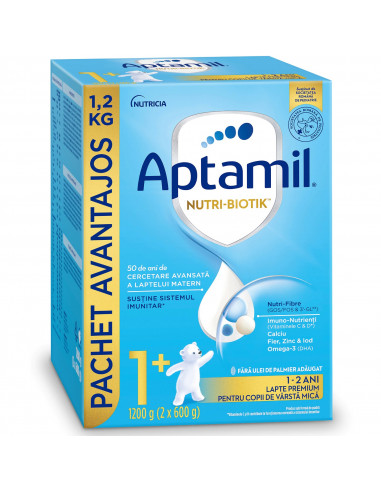 Aptamil Junior 1+ nutri-biotik, 1200 g - FORMULE-LAPTE - APTAMIL