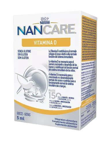 NanCare Vitamina D, 5 ml, Nestle - ARTICULATII-SI-SISTEM-OSOS - NAN