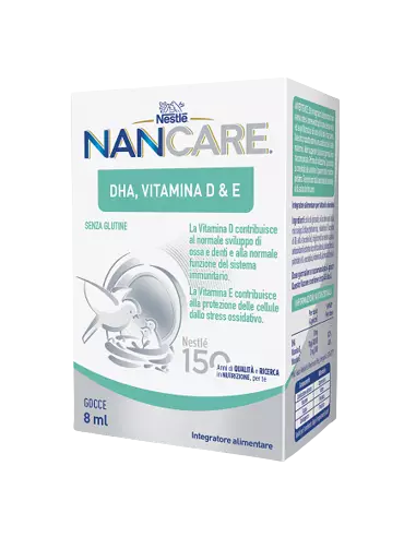 NanCare DHA Vitamina D&E, 8 ml, Nestle - VITAMINE-SI-MINERALE - NAN