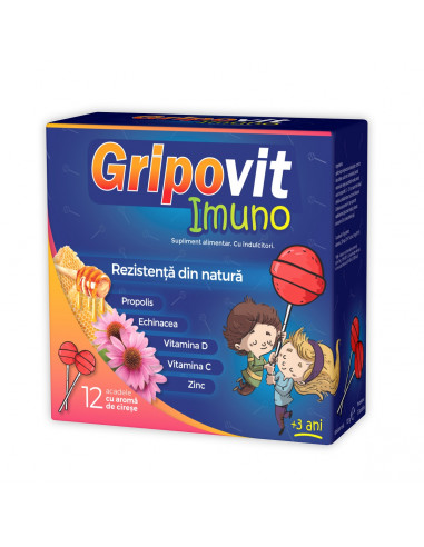 Gripovit Imuno, 12 acadele, Zdrovit - RACEALA-GRIPA - ZDROVIT