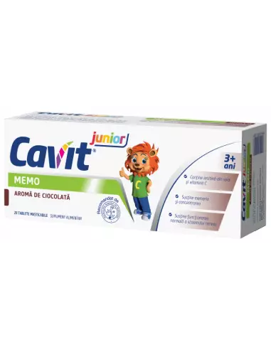 Cavit junior memo, 20 tablete, Biofarm - VITAMINE-SI-MINERALE - BIOFARM