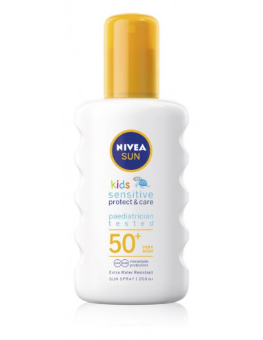 Nivea Sun Kids Sensitive Protect and Care Spray SPF50+, 200ml - PROTECTIE-SOLARA-COPII - NIVEA