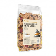 Musli Cereale Si Fructe Uscate, 500g, Alevia