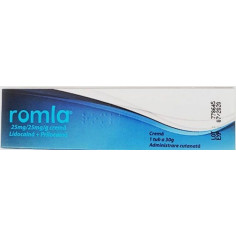 ROMLA 25 mg/25 mg/g, crema, 30g
