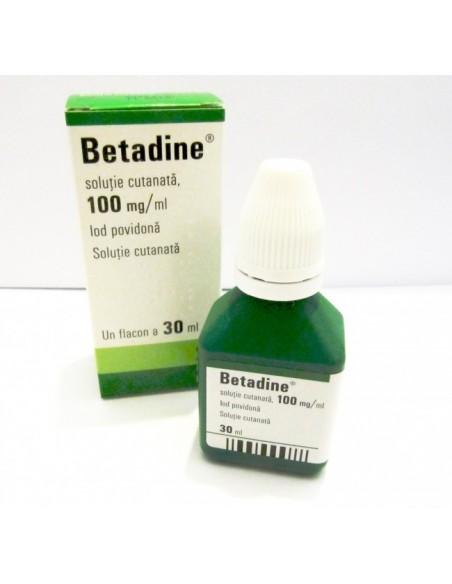 Betadine Solutie 10%, solutie, ml, Egis - ANTISEPTICE - EGIS