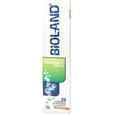Vitamina C 1000 mg Bioland, 20 comprimate efervescente, Biofarm