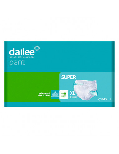 Scutece tip chilot Dailee Pants Adult Super XL, 14 bucati - SCUTECE-PENTRU-ADULTI - ACTUAL
