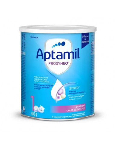 Aptamil 1 Prosyneo formula de lapte, 0-6 luni, 400 g, Nutricia - FORMULE-LAPTE - APTAMIL