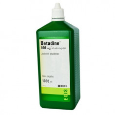 Betadine Solutie 10%, solutie, 1000ml, Egis