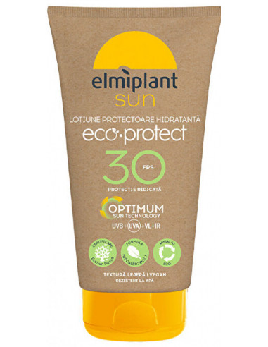 Lotiune protectoare hidratanta cu SPF30 Eco Protect, 150 ml, Elmiplant Sun - PROTECTIE-SOLARA-ADULTI - ELMIPLANT