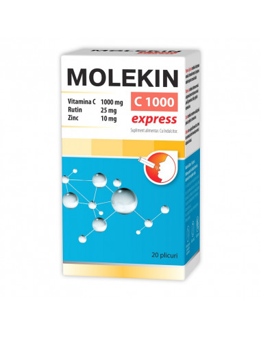 Molekin C1000 Express, 20 plicuri, Zdrovit - IMUNITATE - ZDROVIT