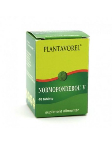 Normoponderol, 40comprimate, Plantavorel - PENTRU-SLABIT - PLANTAVOREL