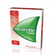 Nicorette Clear 15 mg/16 ore, 7 plasturi