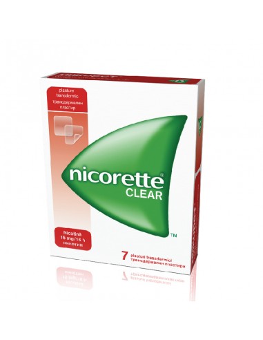 Nicorette Clear 15 mg/16 ore, 7 plasturi -  - JOHNSON & JOHNSON